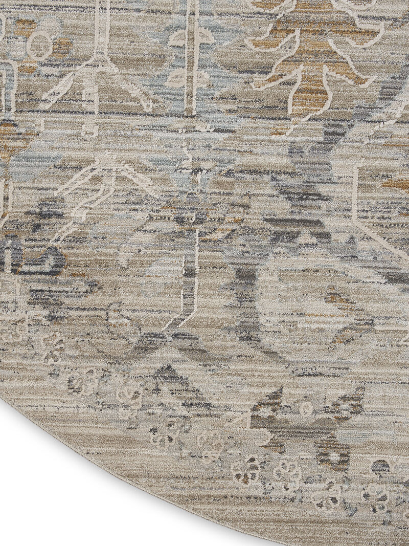 Lynx LNX02 Ivory/Taupe 5'3" x 7'10" Rug