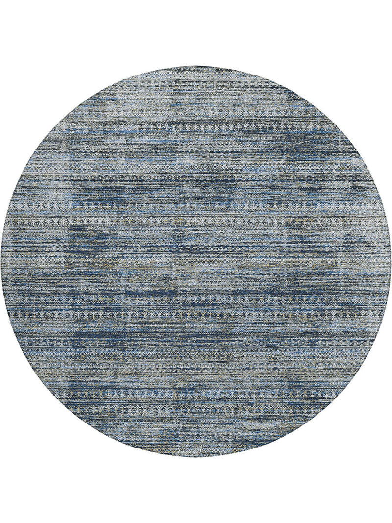 Solace SL3 Denim 8' Round Rug image number 0