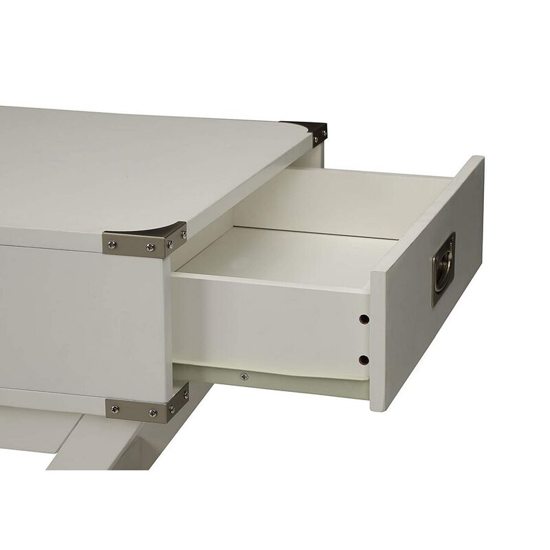 Acme Babs End Table in White