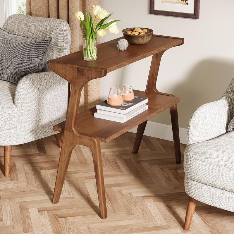Solid Wood End Table image number 3