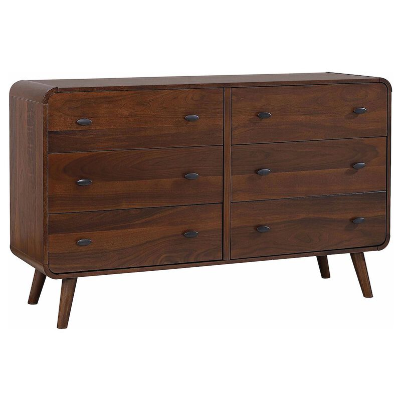 Coaster Co. of America Robyn 6-drawer Dresser Dark Walnut image number 0