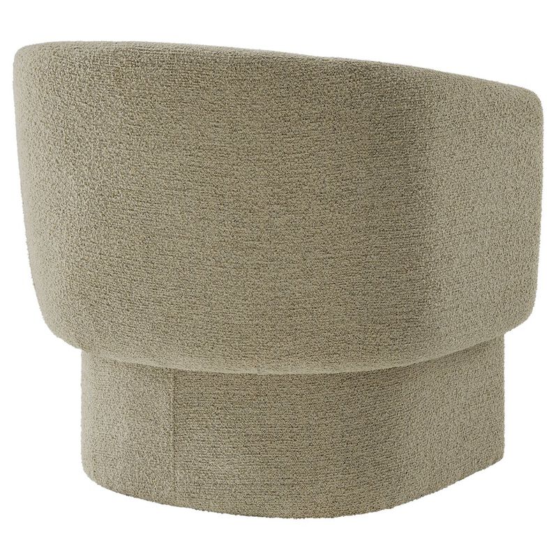 Muse Boucle Fabric Barrel Accent Chair image number 4