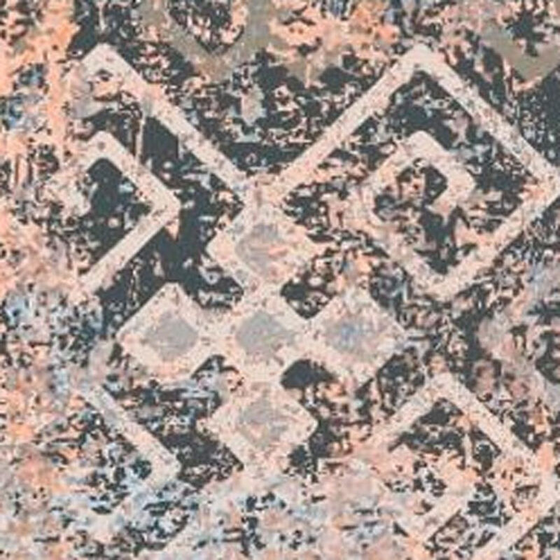 HomeRoots Abstract Distressed Area Rug image number 2