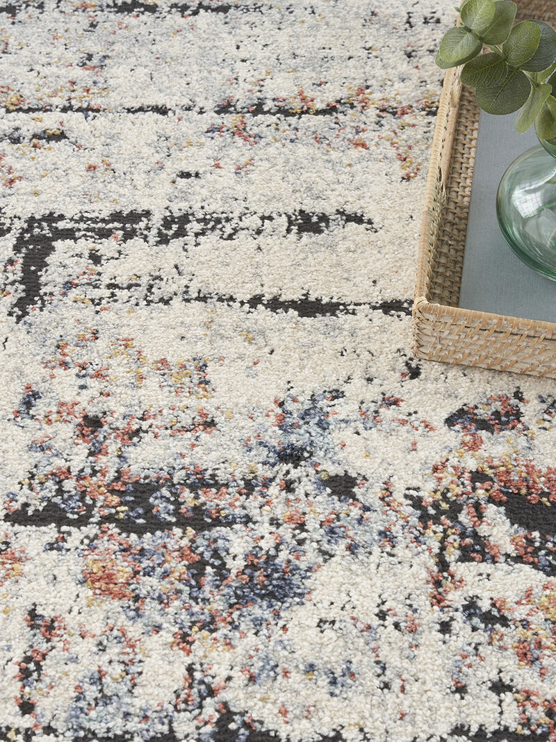 Motion MTT05 Ivory/Multicolor 5'3" x 7' Rug