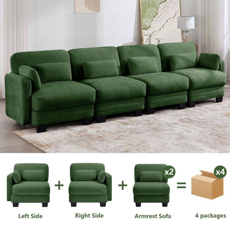 Clesp Modern Minimalist Modular Sectional Sofa image number 8