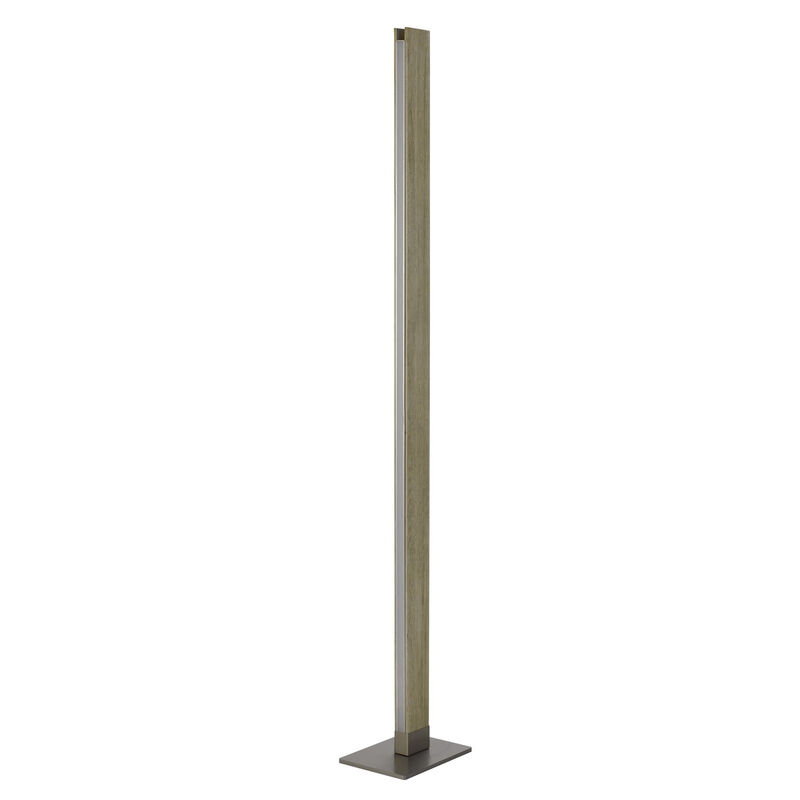 HomeRoots 61" Brown Led Traditional Shaped Floor Lamp image number 2