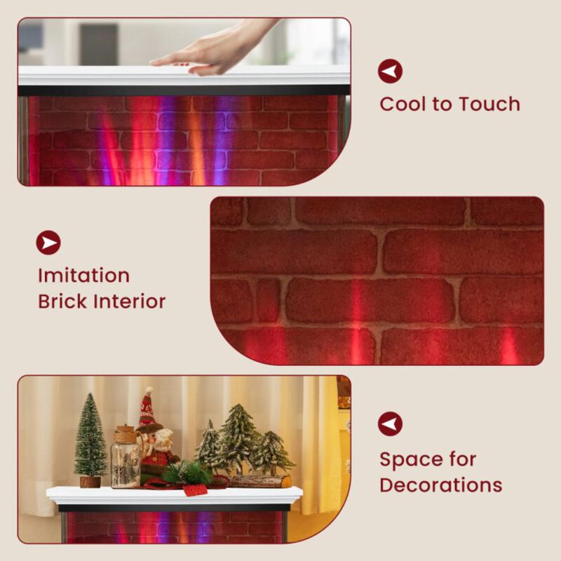 Hivvago Freestanding Fireplace with Remote Control