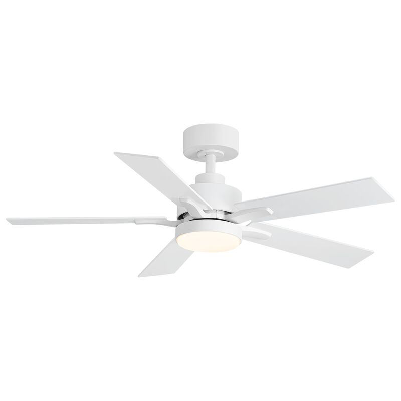 Breezary 42 In LED Ceiling Fan with Light, 5 Blade Fan, 3 CCT Color Temp, 6 Speed Remote,High Airflow Modern Ceiling Fan image number 0
