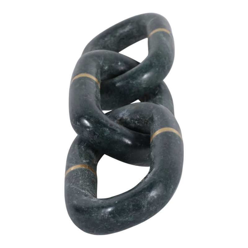 Marble Chain W/ Brass Inlay image number 4