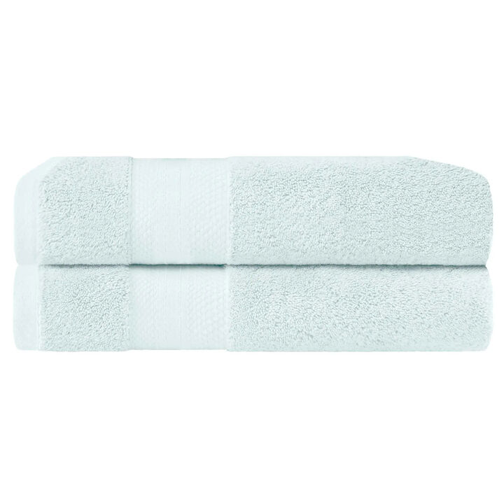 Turkish Cotton Bath Sheets 2-Piece Set &ndash; Soft, Plush & Absorbent
