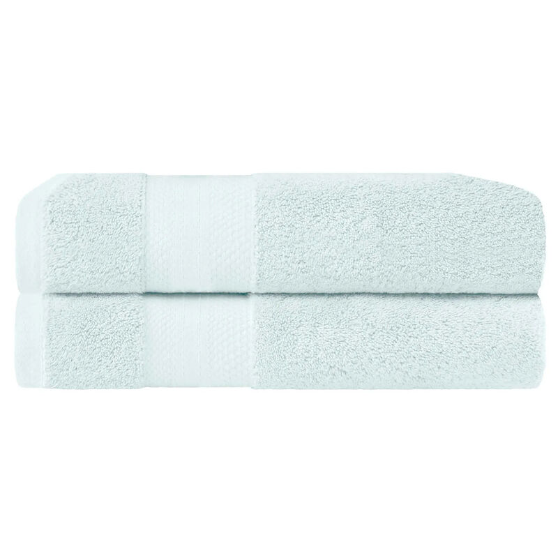 Turkish Cotton Bath Sheets 2-Piece Set &ndash; Soft, Plush & Absorbent image number 0