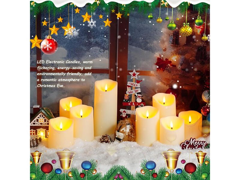 Flameless Candles, LED Candles,Plastics Realistic Candle image number 5