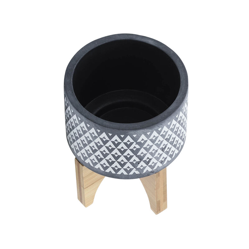 5" Aztec Planter On Stand