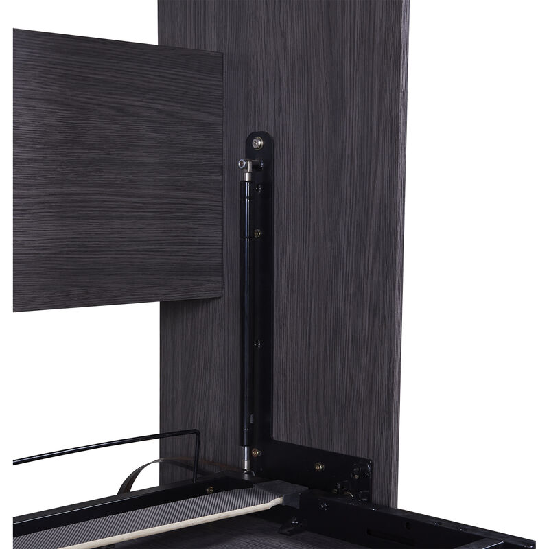 Merax Murphy Bed with Wardrobe and Drawers