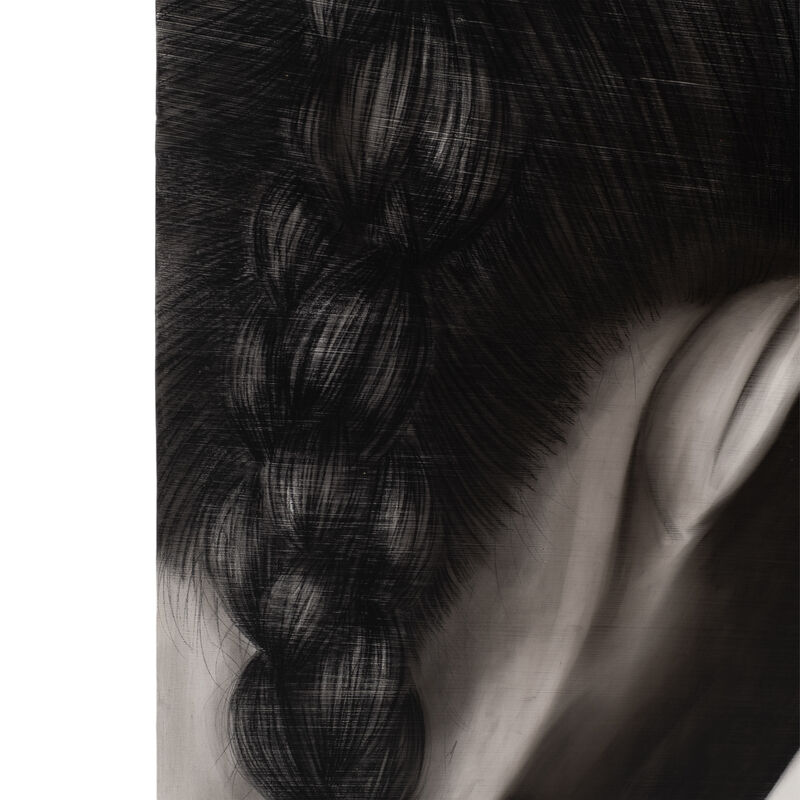 S/4 Hand Painted Braided Girl image number 4