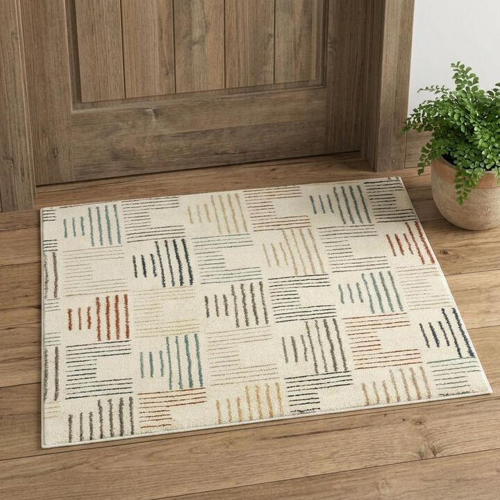HomeRoots Geometric Area Rug