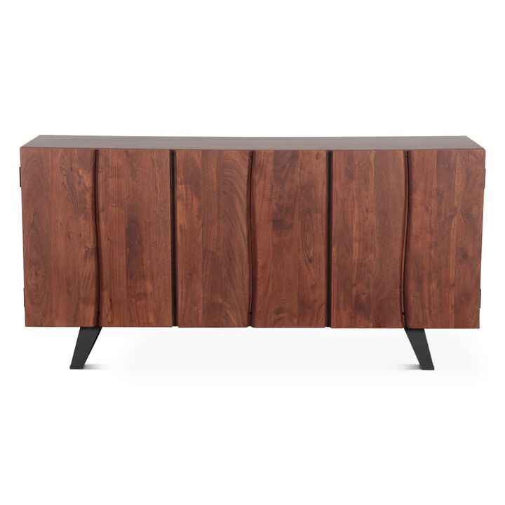 World Interiors Yarrow 68" Sideboard in Light Sequoia
