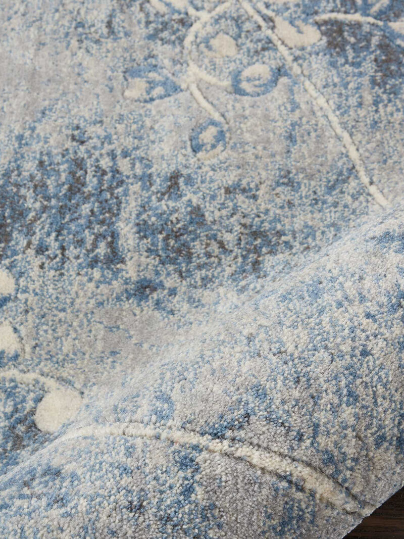 Somerset ST74 Silver/Blue 2'6" x 4' Rug