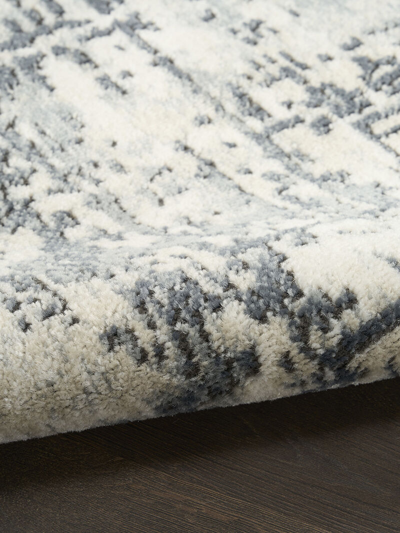 Quarry QUA17 Ivory/Gray 3'9" x 5'9" Rug