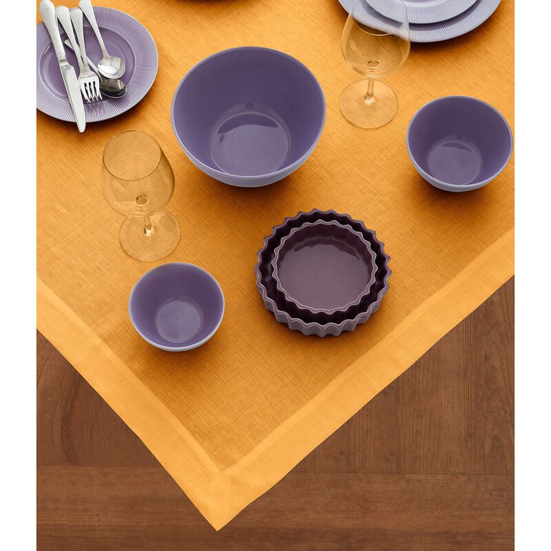 Solino Home 100% Pure Linen Table Throw - Fete