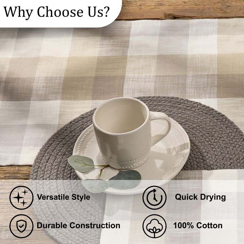 Split P Bentley Plaid Table Runner image number 4