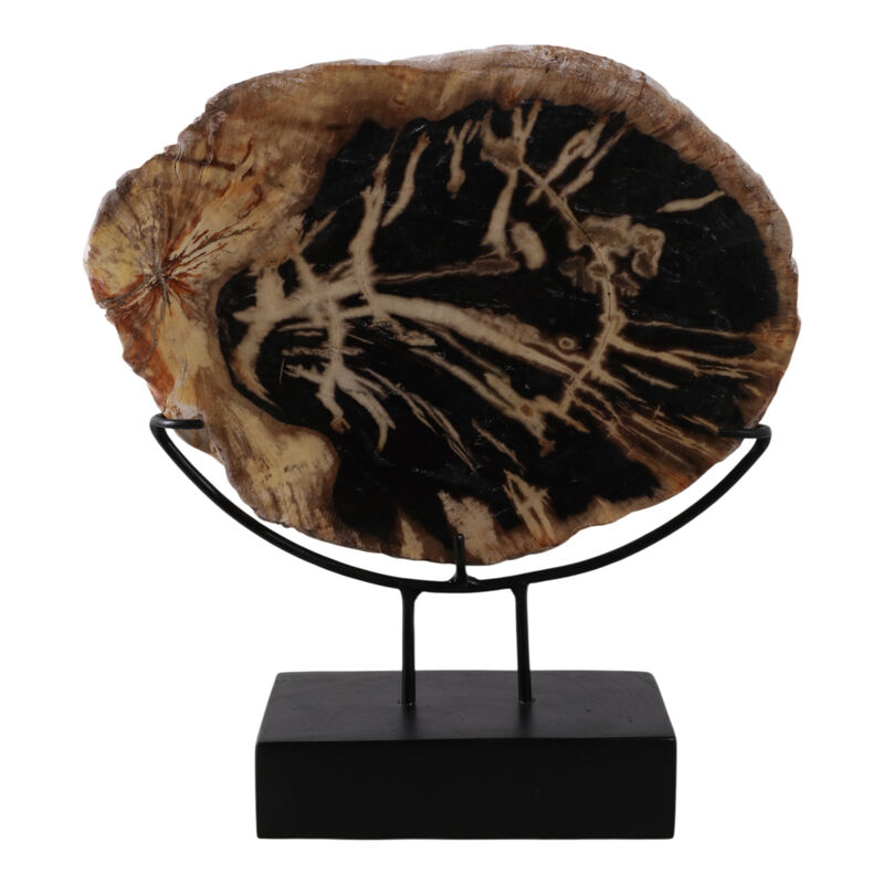 Petrified Wood Disc On Stand image number 3