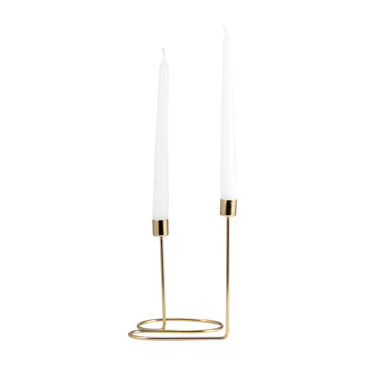 Double Swirl Candle Holder