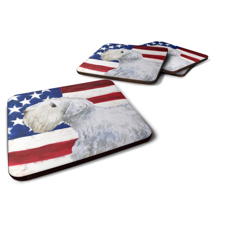 Caroline's Treasures Sealyham Terrier Patriotic Decorative coasters, Multicolor