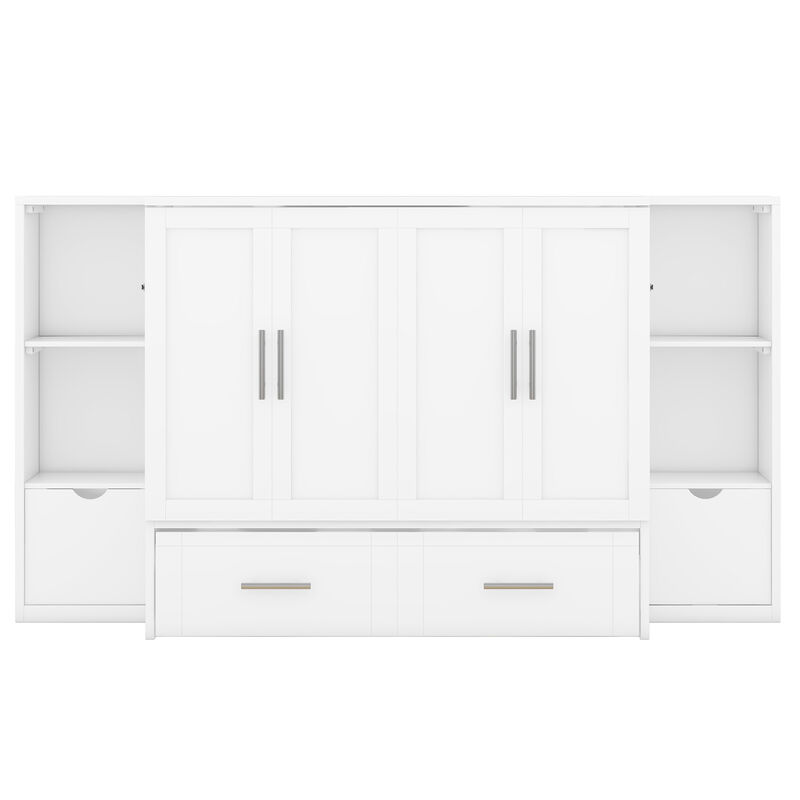 Merax Murphy Bed with Shelves