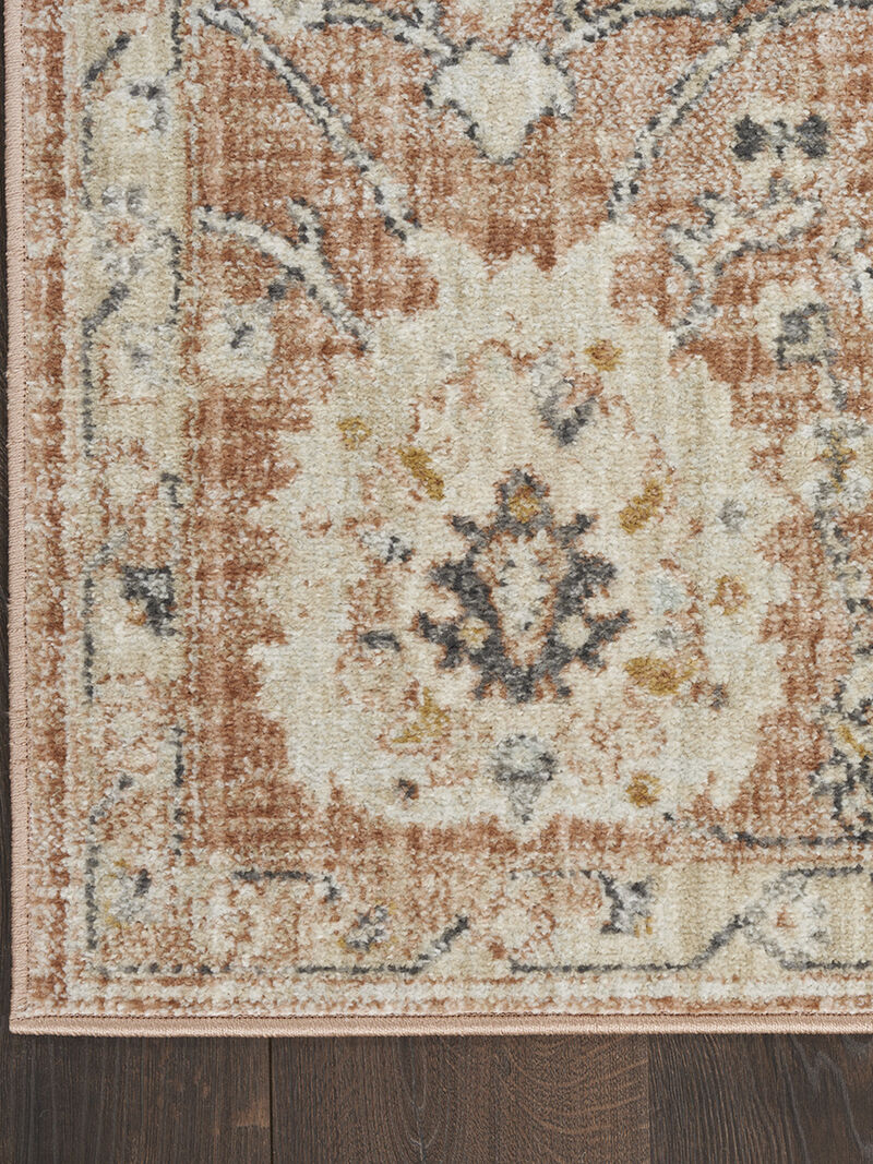 Oushak Home OUS01 Rust 2' x 6' Rug
