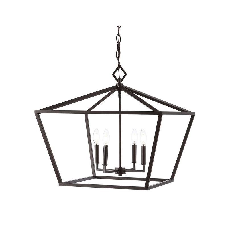 Gatsby Adjustable Iron Rustic Glam LED Pendant