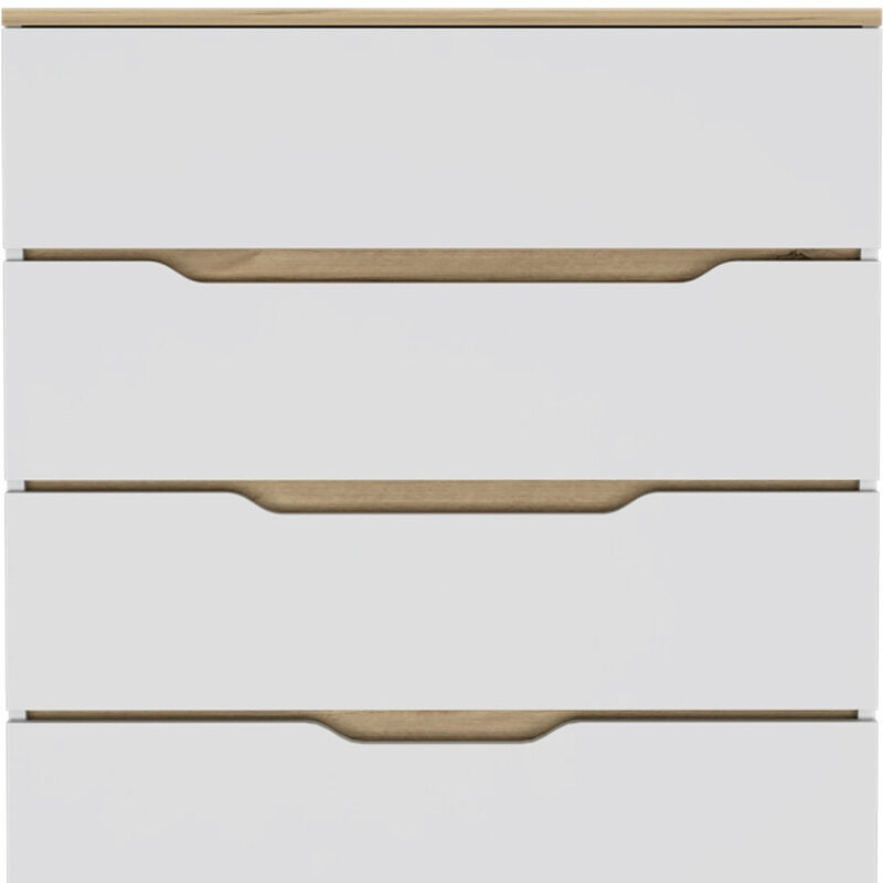 Four Drawer Standard Chest for Efficient Bedroom Storage and Organization