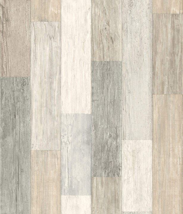 Pallet Board Grey Wallpaper