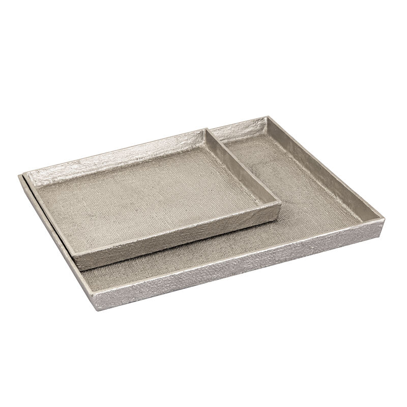 Square Linen Bowl Tray
