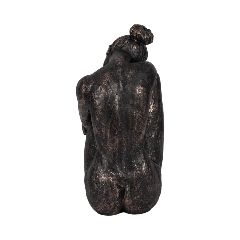 16" Resting Ballerina, Bronze image number 3