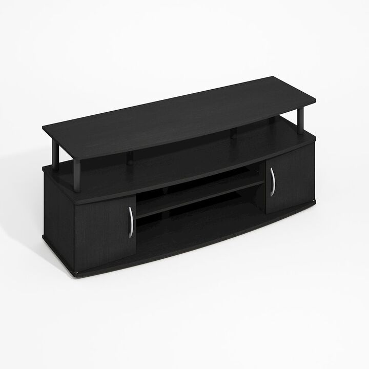 JAYA Large Entertainment Center Hold up to 55-IN TV, Darkwood