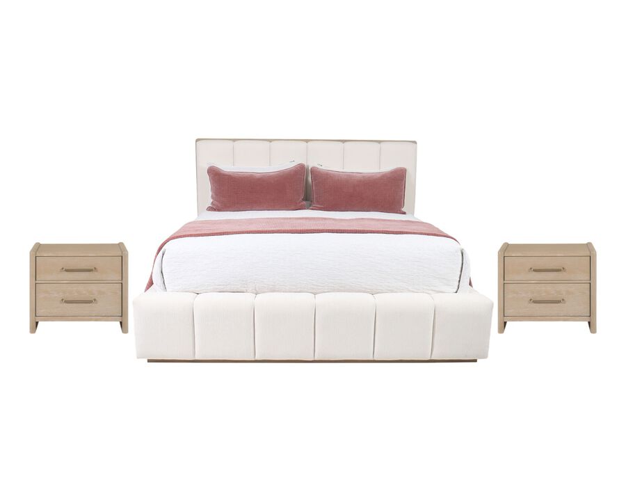 Gardenia Queen 3-Piece Set