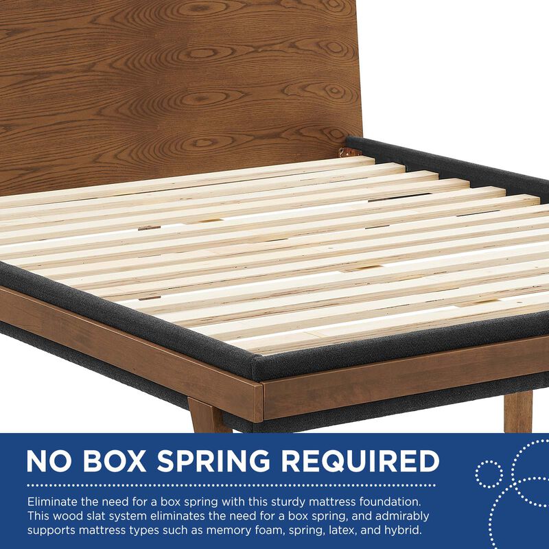 Modway - Dylan Queen Platform Bed Walnut image number 4