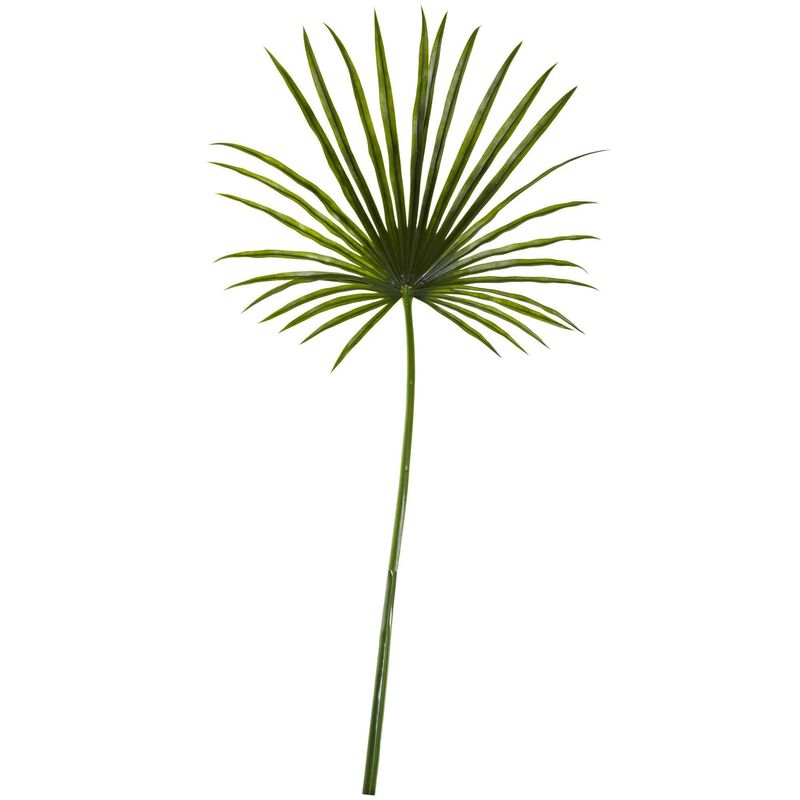 Nearly Natural 50-in-in Fan Palm Spray Artificial Plant (Set of 2)