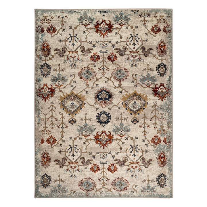 HomeRoots Oriental Power Loom Area Rug