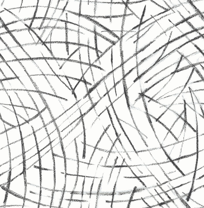 Willy Nilly Black Brushstrokes Wallpaper