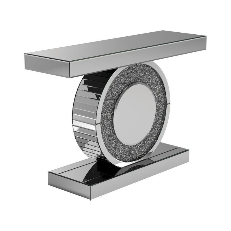 Coaster Co. of America Bergenia Rectangular Console Table Silver