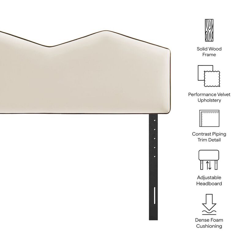 Cosette Performance Velvet King Size Headboard image number 2