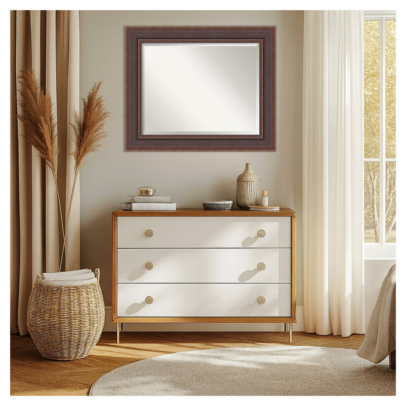 Moab Brown Bronze Beveled Framed Wall Mirror image number 7