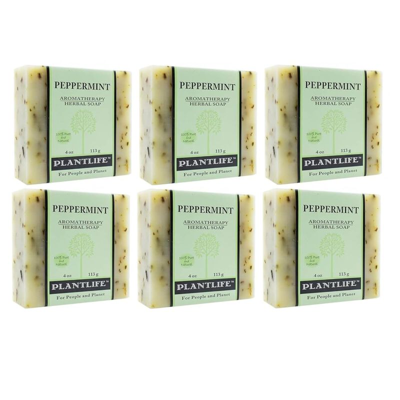 Plantlife Bar Soap - Peppermint 6 Pack image number 1