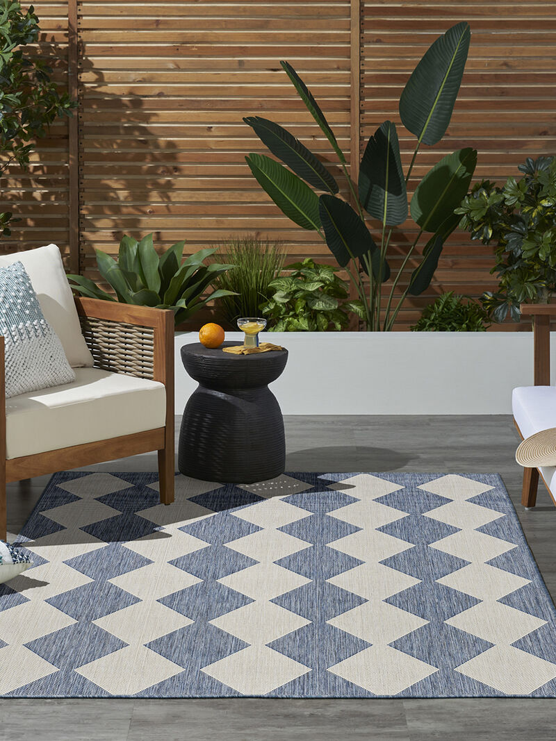 Positano POS04 Navy/Blue 5' x 7' Rug image number 1