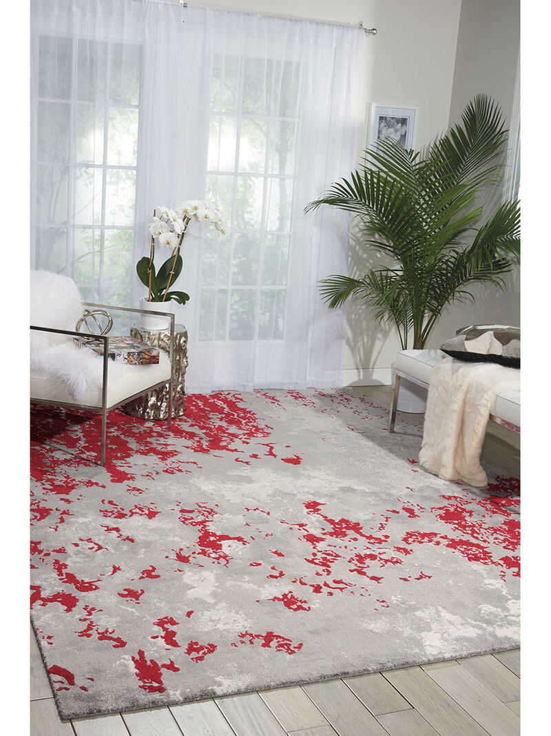 Twilight TWI21 Gray/Red 9'9" x 13'9" Rug