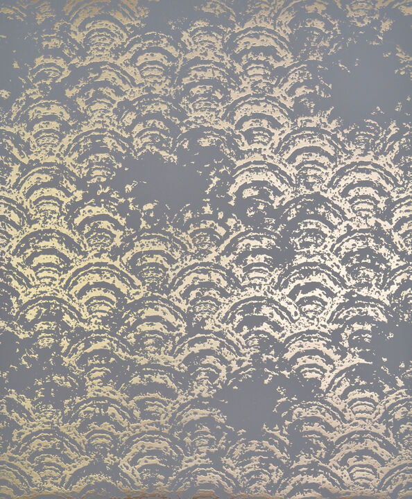 Eclipse Grey & Gold Wallpaper