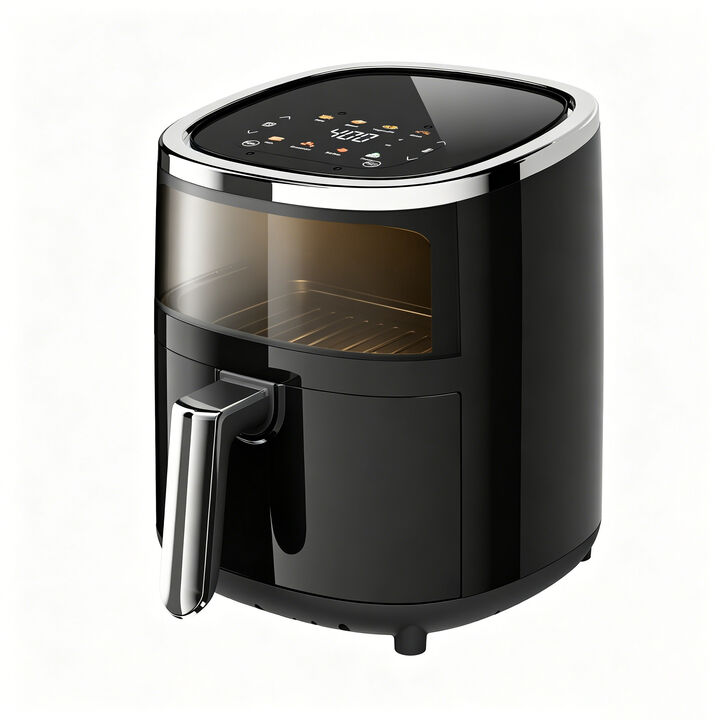 WHALLULTRA 4.0QT Air Fryer, Smart Digital Color Touchscreen Air Fryers with View Window, 12 Presets, Air Fry, Bake, Broil, Dehydrate, Roast, Reheat