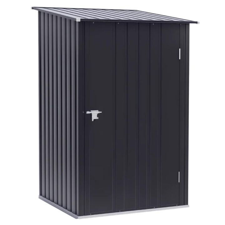 Hivvago Small Lockable Outdoor Tool Shed